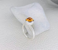 Citrine Sculptural Silver Ring