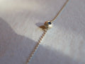 Sapphire Silver Pebble Necklace